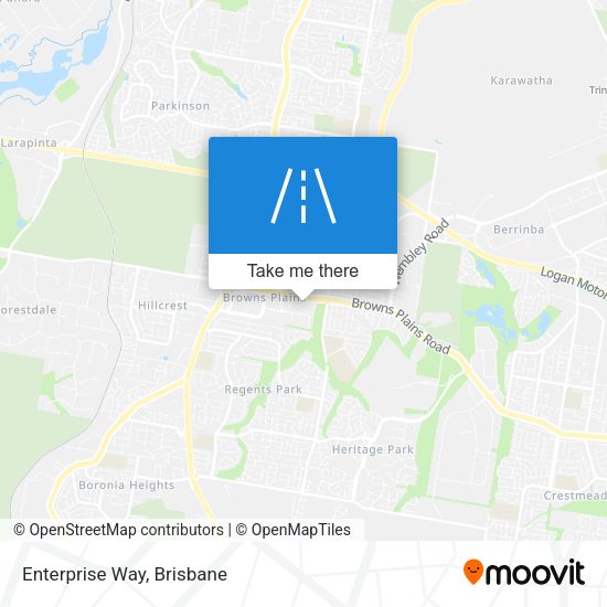 Enterprise Way map