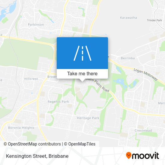 Kensington Street map