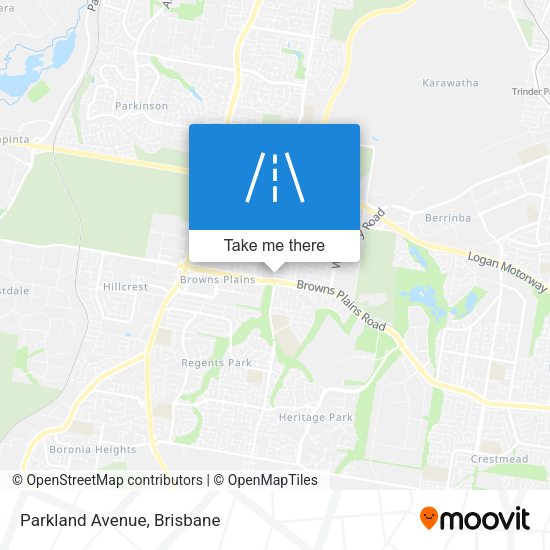 Parkland Avenue map