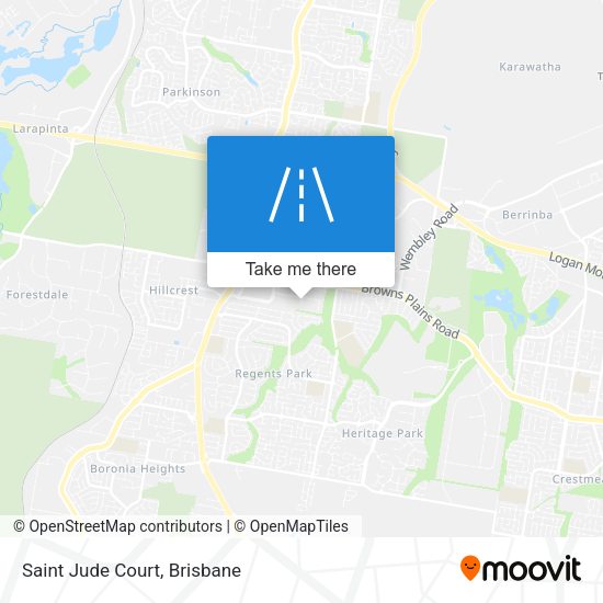 Saint Jude Court map