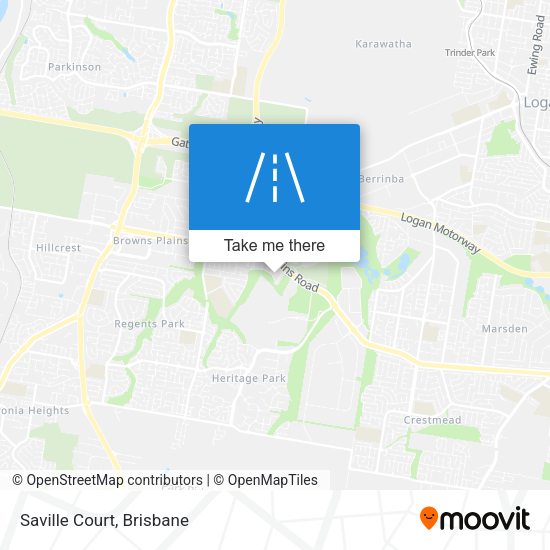Saville Court map
