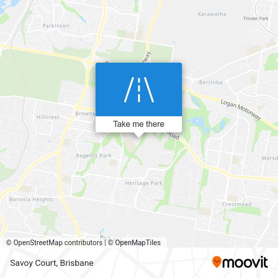 Savoy Court map