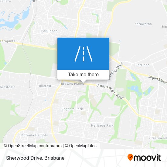 Sherwood Drive map