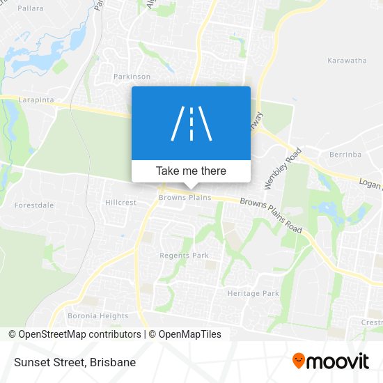 Sunset Street map