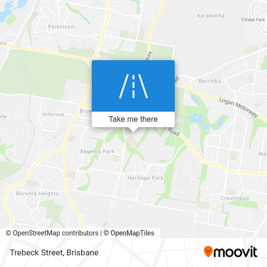 Trebeck Street map