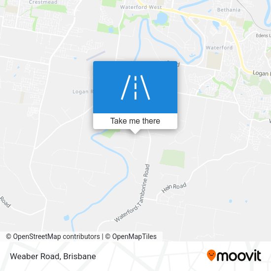 Weaber Road map