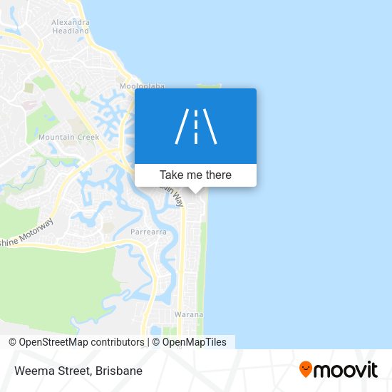 Weema Street map
