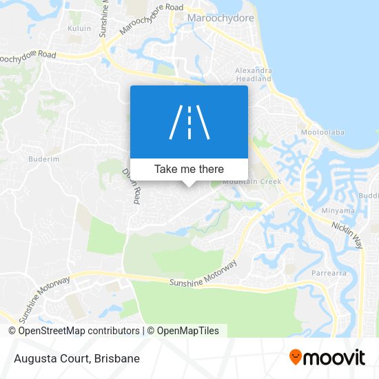 Augusta Court map