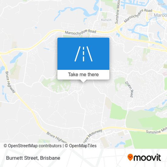 Burnett Street map