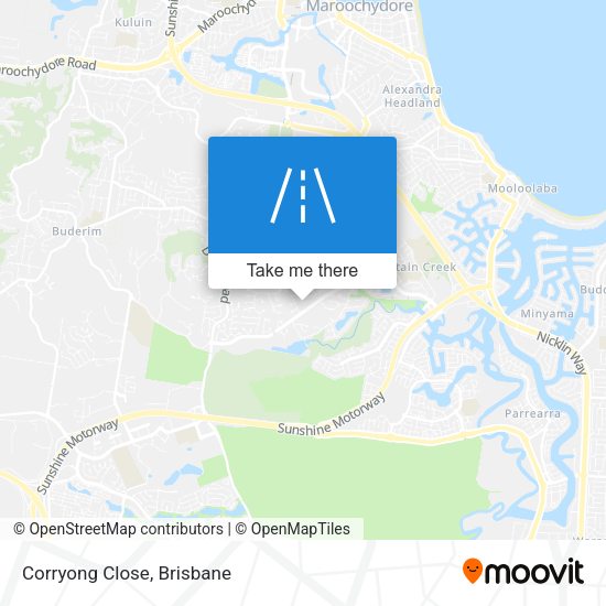 Corryong Close map