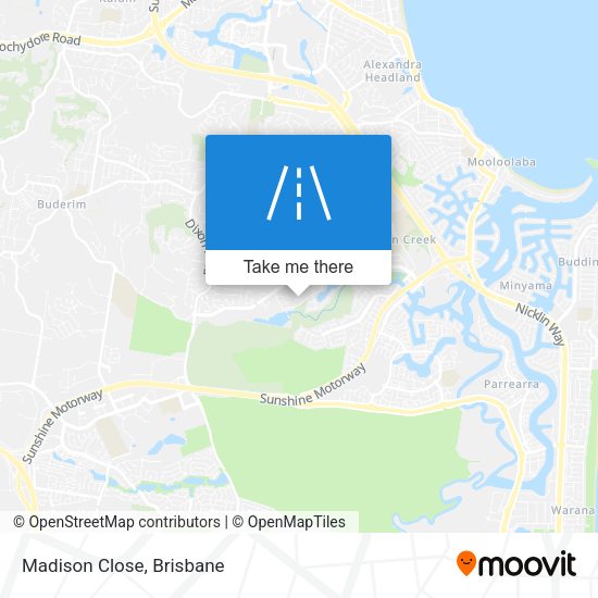 Madison Close map