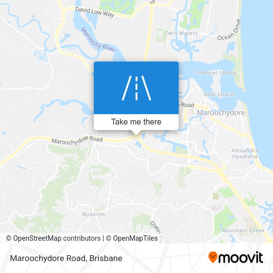 Maroochydore Road map
