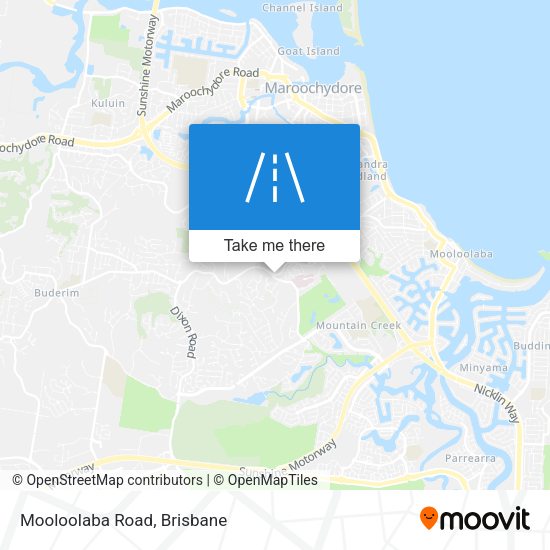 Mooloolaba Road map