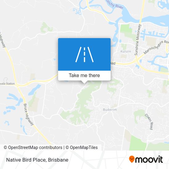 Native Bird Place map
