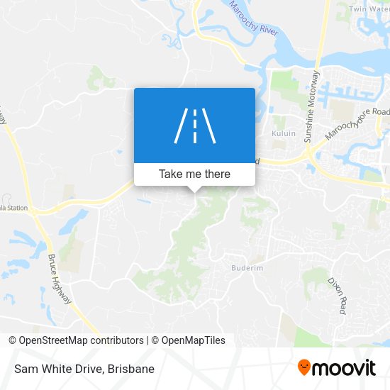 Sam White Drive map