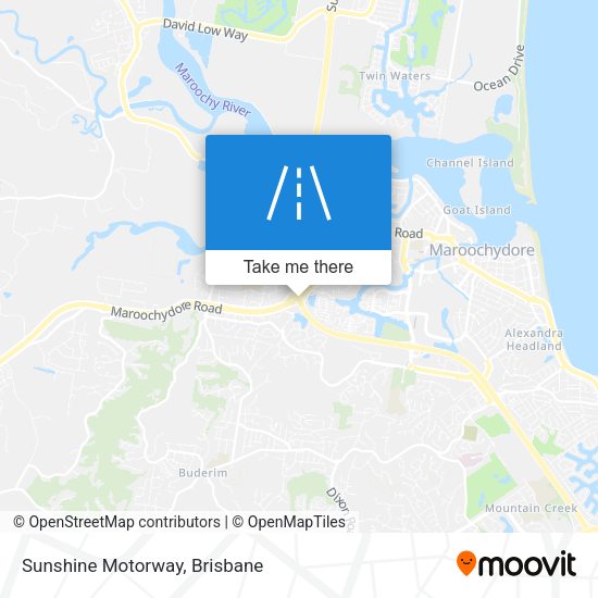 Sunshine Motorway map