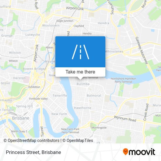 Princess Street map