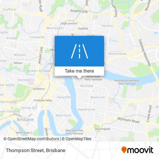 Thompson Street map