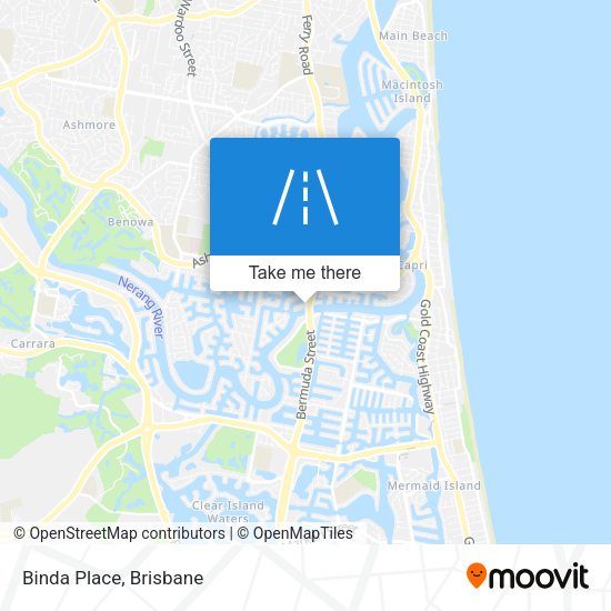 Binda Place map