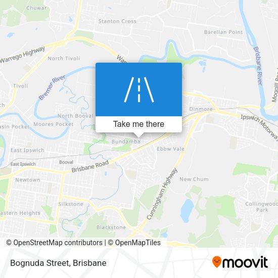 Bognuda Street map