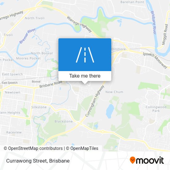 Currawong Street map