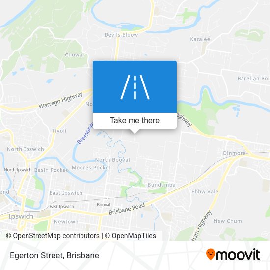 Egerton Street map