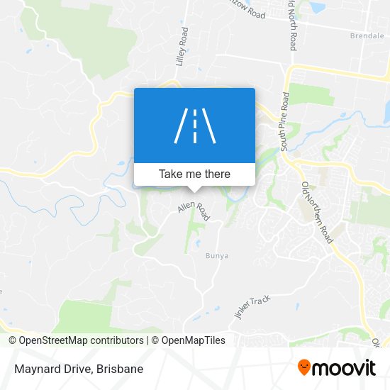 Maynard Drive map