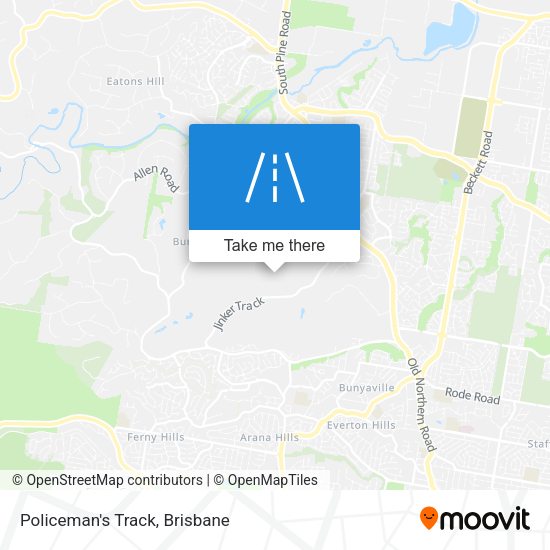 Policeman's Track map