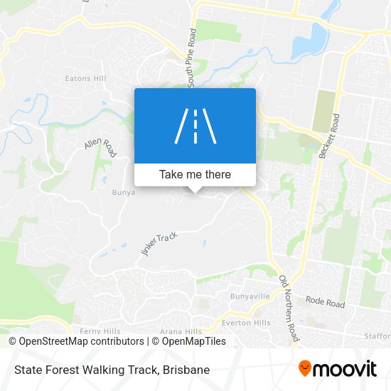 State Forest Walking Track map