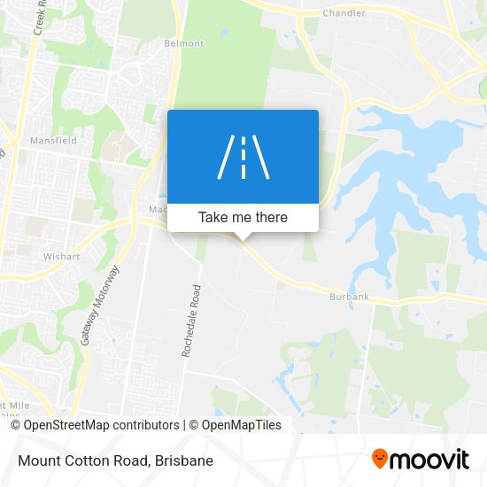 Mount Cotton Road map