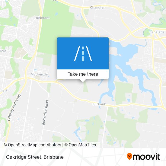 Oakridge Street map