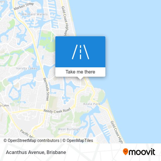 Acanthus Avenue map
