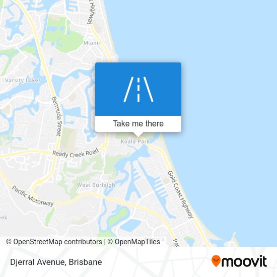 Djerral Avenue map