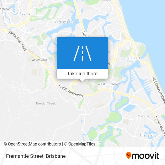 Fremantle Street map