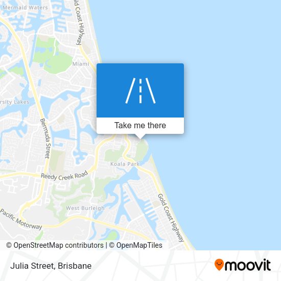 Julia Street map