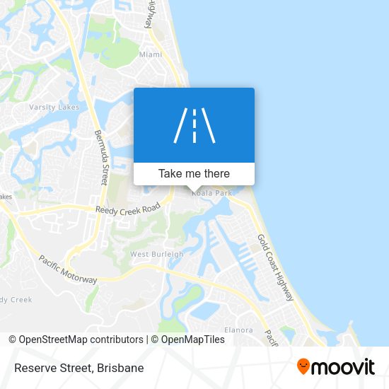 Reserve Street map
