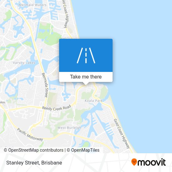 Stanley Street map
