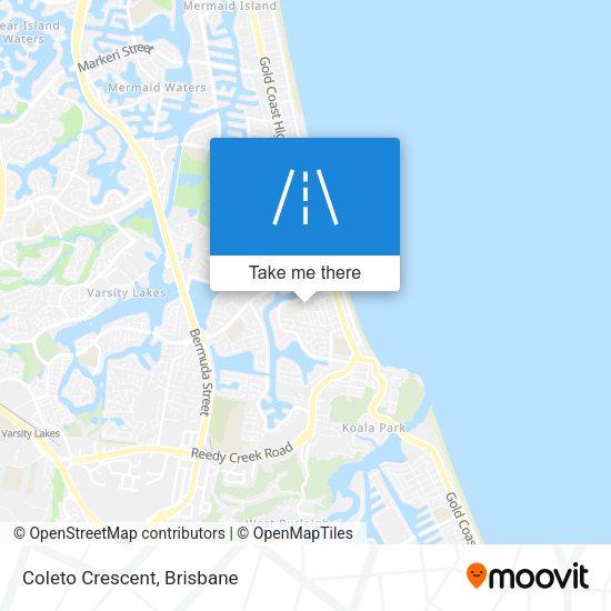 Coleto Crescent map