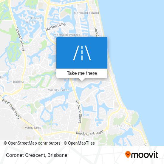 Coronet Crescent map