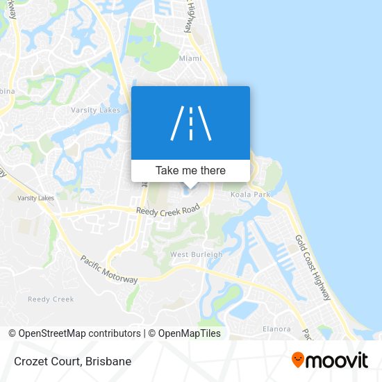 Crozet Court map