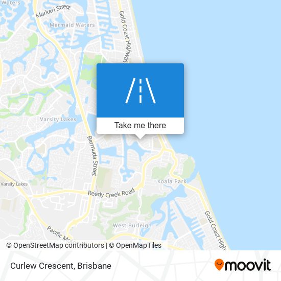 Curlew Crescent map