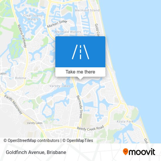 Goldfinch Avenue map