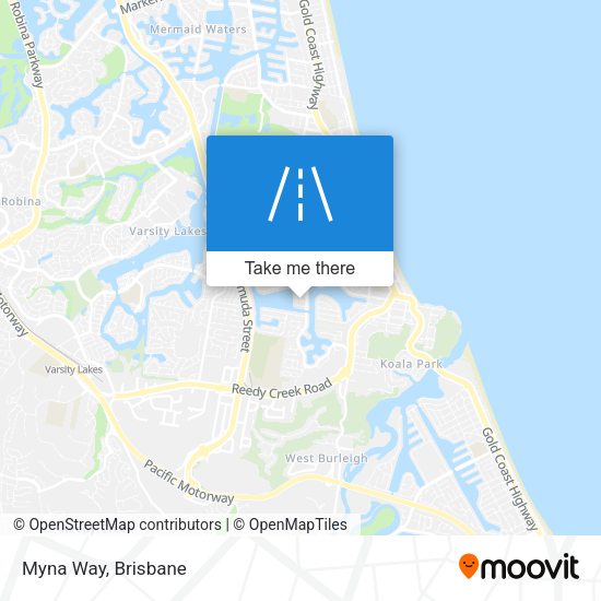 Myna Way map