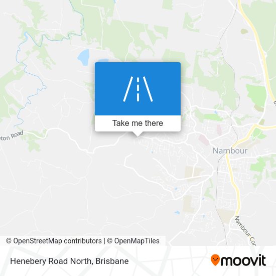 Henebery Road North map