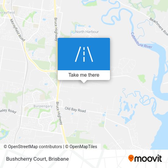 Bushcherry Court map