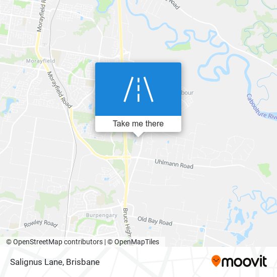 Salignus Lane map
