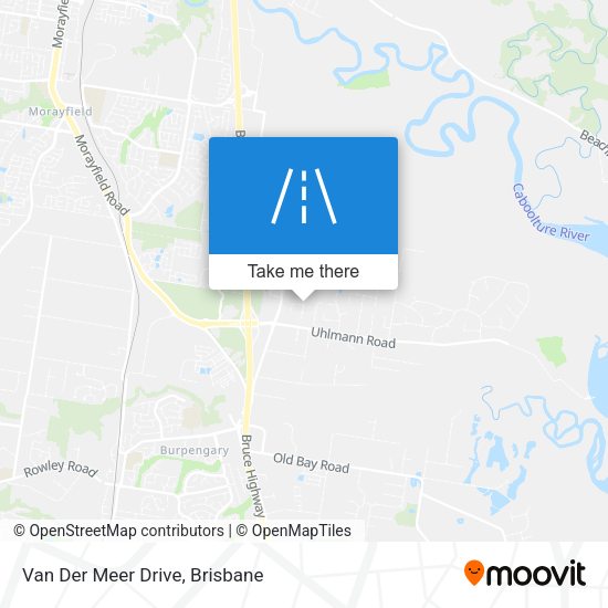 Van Der Meer Drive map