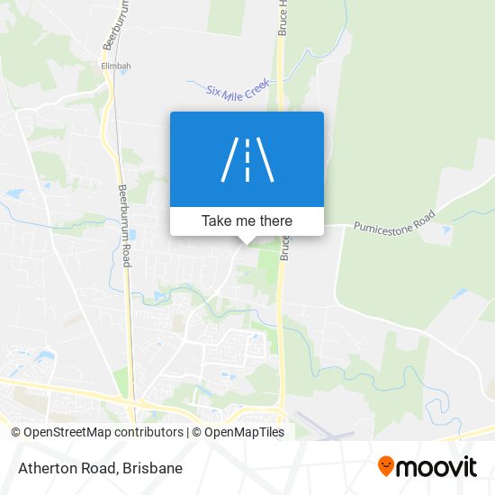 Atherton Road map