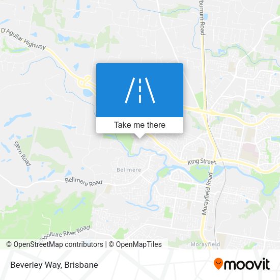 Beverley Way map