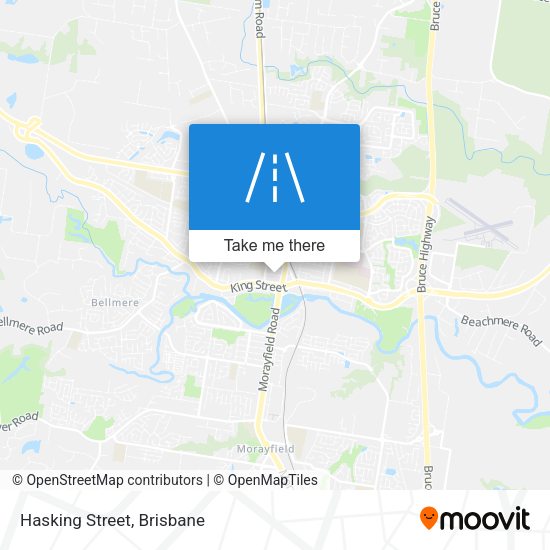 Hasking Street map